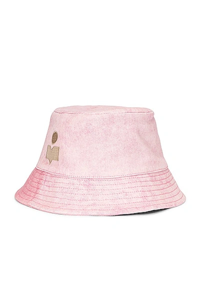 Isabel Marant Haley Bucket Hat In Light Pink
