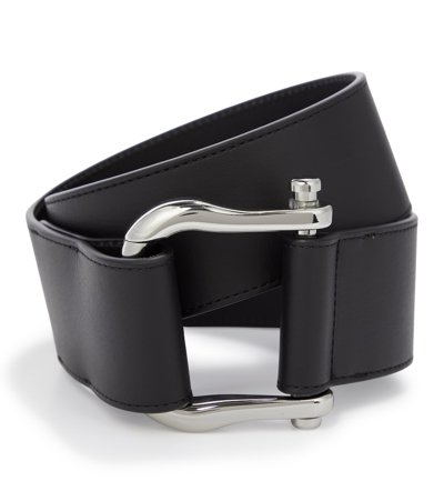 Gabriela Hearst Saddle Leather Belt In Black