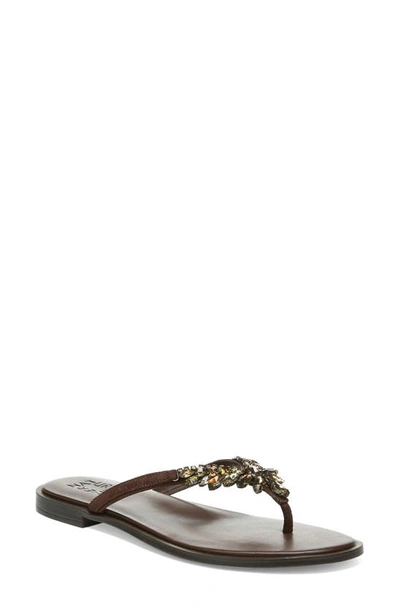 Naturalizer Fallyn Thong Sandals True Colors Women's Shoes In Mocha Leather