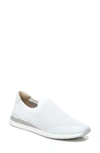 Naturalizer Lafayette Slip-on Sneakers Women's Shoes In White Flyknitt/faux Leather