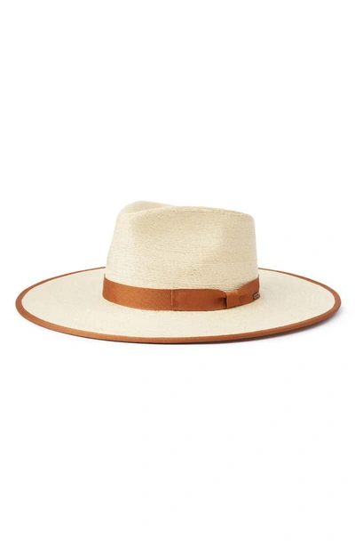 Brixton Jo Straw Rancher Hat In Neutral