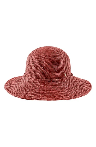 Helen Kaminski Tahani Raffia Hat In Rose