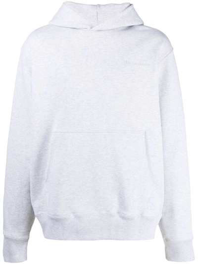 Adidas Originals X Pharrell Williams Premium Hoodie In Light Gray-grey