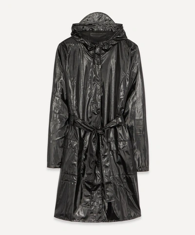 Rains Curved Jacket In Black