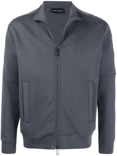 Emporio Armani Men's 3k1mf41jhsz0679 Grey Cotton Sweatshirt