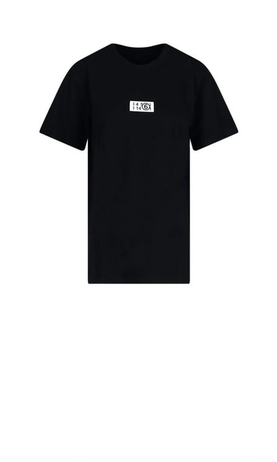 Maison Margiela Women's S62gd0083s23588900 Black Cotton T-shirt