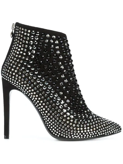 Philipp Plein Wse0040 - Boots Lo-heels Low "serenella" In Black