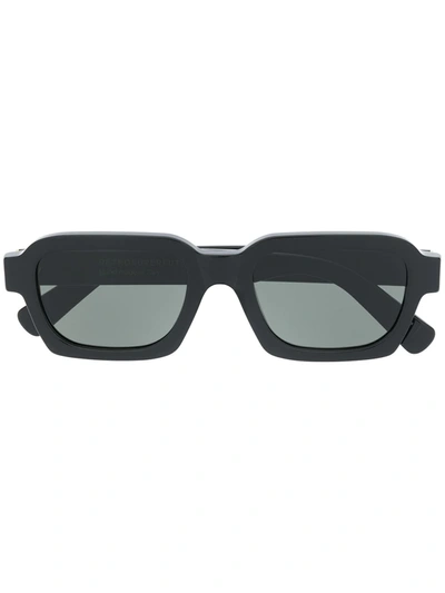 Retrosuperfuture Rectangular Frame Sunglasses In Black