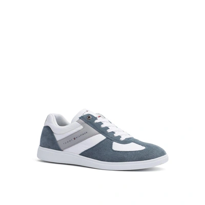 Tommy Hilfiger Signature Suede Sneaker - Jeans-white
