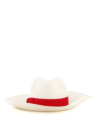 Borsalino Sophie Panama Hat In Cream Color