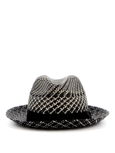 Borsalino Quito Panama Hat In Black In Fantasy