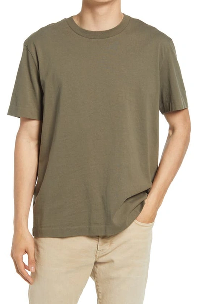 Allsaints Musica Cotton Solid Tee In Parlour Green