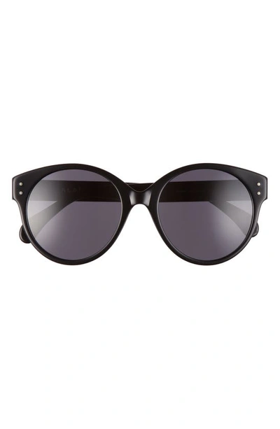 Alaïa 54mm Round Sunglasses In Black