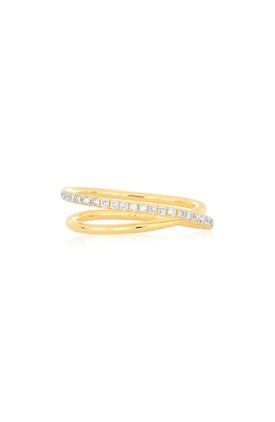 Ef Collection Love You Mean It Diamond Ring In Yellow Gold/ Diamond