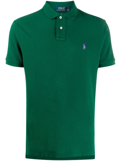 Polo Ralph Lauren Embroidered Logo Polo Shirt In Green
