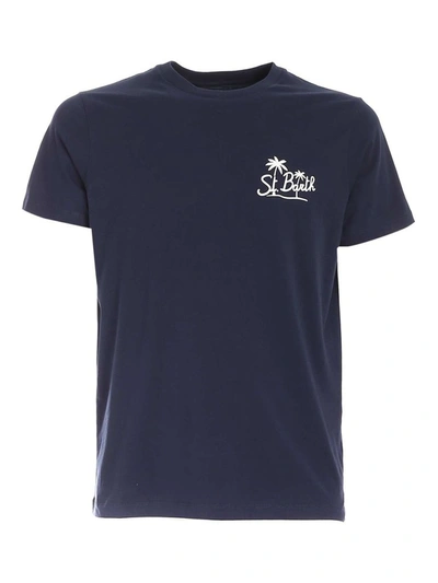 Mc2 Saint Barth Men's Blue Cotton T-shirt