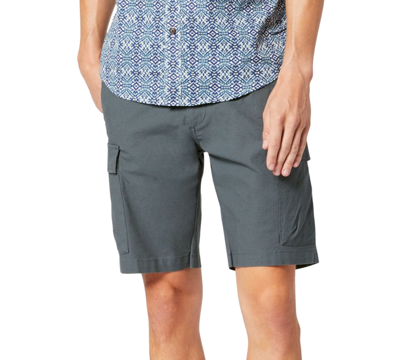 Dockers Men's Big & Tall Straight-fit Smart 360 Tech Stretch 9" Cargo Shorts In Cool Slate