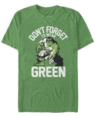 Fifth Sun Men's Hulk Wear Short Sleeve Crew T-shirt In Kelly Heather