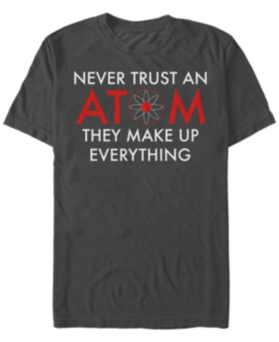 Fifth Sun Men's Trust The Atom Short Sleeve Crew T-shirt In Charcoal