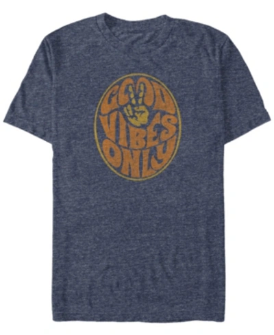 Fifth Sun Men's Good Vibes Short Sleeve Crew T-shirt In Navy Heather