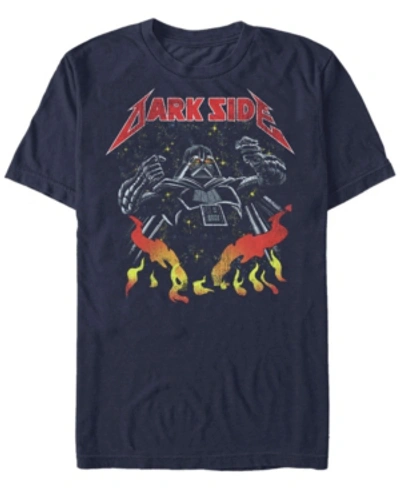 Fifth Sun Men's Darth Burner Short Sleeve Crew T-shirt In Navy