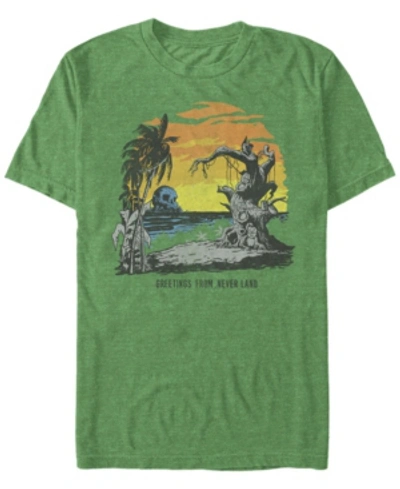 Fifth Sun Men's Postcard Camp Short Sleeve Crew T-shirt In Kelly Heather