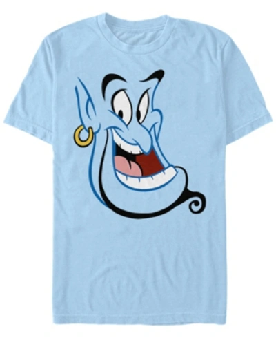 Fifth Sun Men's Genie Face Short Sleeve Crew T-shirt In Light Blue