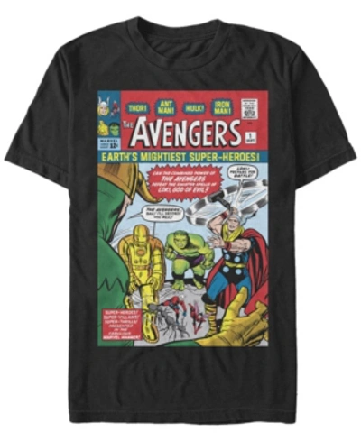 Fifth Sun Men's Female Avengers Short Sleeve Crew T-shirt In Black