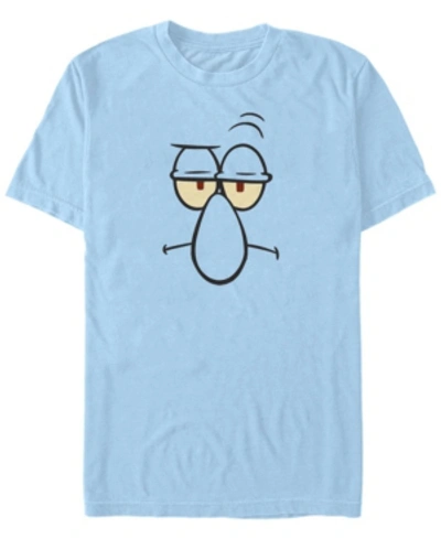 Fifth Sun Men's Squidward Dress Short Sleeve Crew T-shirt In Light Blue