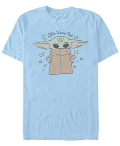 Fifth Sun Men's Womp Rat Short Sleeve Crew T-shirt In Light Blue