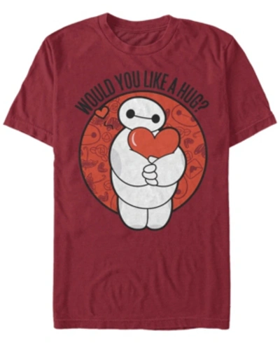 Fifth Sun Men's Like A Hug Short Sleeve Crew T-shirt In Cardinal