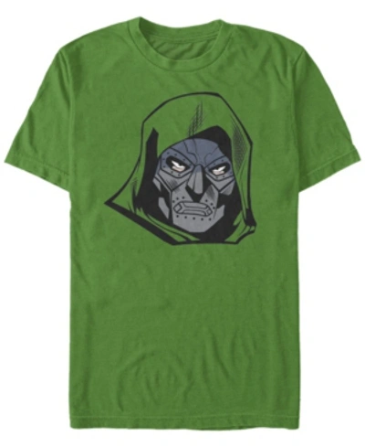 Fifth Sun Men's Doom Face Short Sleeve Crew T-shirt In Green