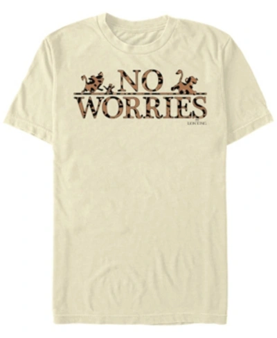 Fifth Sun Men's No Worries Leopard Short Sleeve Crew T-shirt In Natural