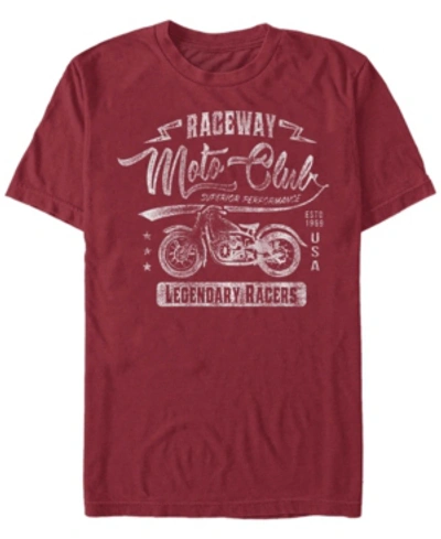 Fifth Sun Men's Speedway Short Sleeve Crew T-shirt In Cardinal