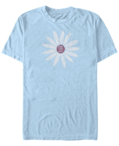 Fifth Sun Men's Simple Daisy Short Sleeve Crew T-shirt In Light Blue