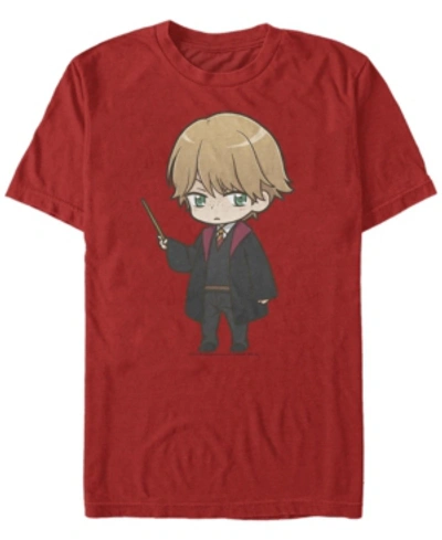 Fifth Sun Men's Anime Harry Short Sleeve Crew T-shirt In Red