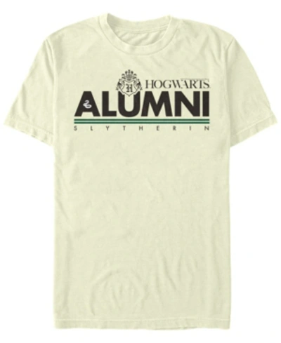 Fifth Sun Men's Alumni Slytherin Short Sleeve Crew T-shirt In Natural
