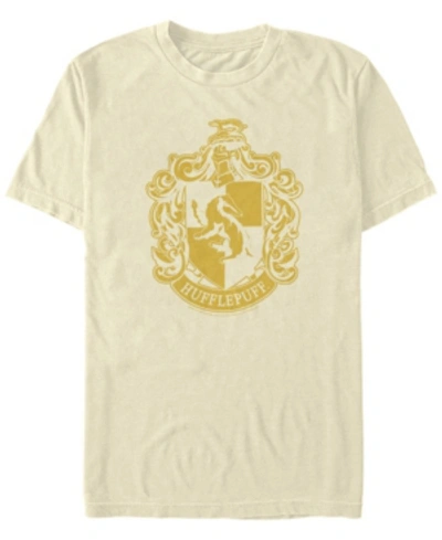 Fifth Sun Men's Simple Hufflepuff Short Sleeve Crew T-shirt In Natural