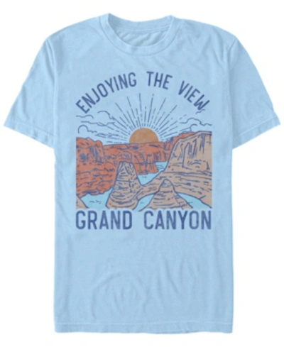 Fifth Sun Men's Grand Canyon Short Sleeve Crew T-shirt In Light Blue