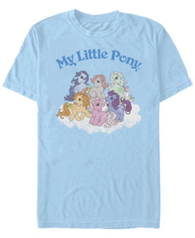 Fifth Sun Men's My Little Pony Group Short Sleeve Crew T-shirt In Light Blue