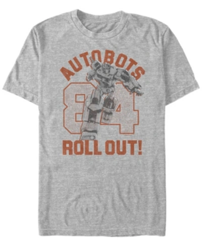 Fifth Sun Men's Autobot Rollout Short Sleeve Crew T-shirt In Athletic Heather