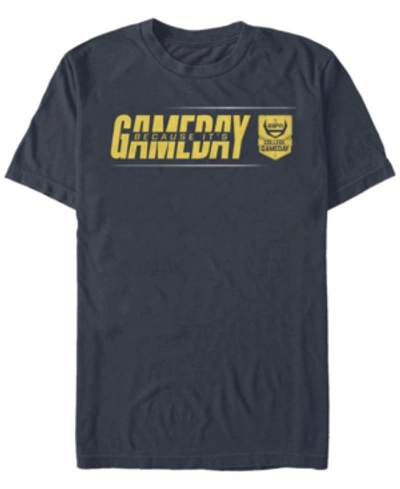 Fifth Sun Men's Line Gameday Short Sleeve Crew T-shirt In Navy