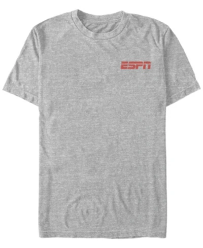 Fifth Sun Men's Espn Pocket Short Sleeve Crew T-shirt In Athletic Heather