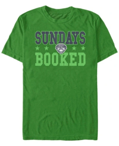 Fifth Sun Men's Sundays Booked Stack Short Sleeve Crew T-shirt In Green