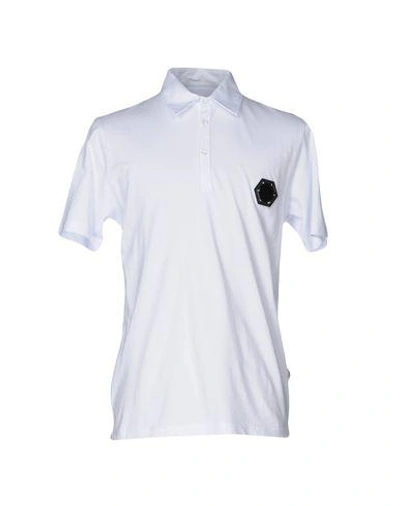 Philipp Plein Polo Shirts In White