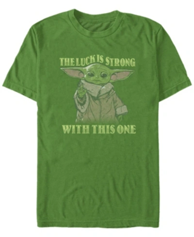 Fifth Sun Men's Strong In The Luck Short Sleeve Crew T-shirt In Kelly