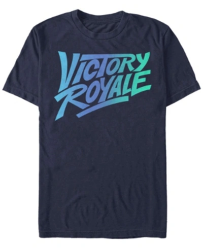 Fifth Sun Men's Victory Royale Logo Short Sleeve Crew T-shirt In Navy