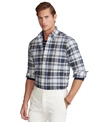 Polo Ralph Lauren Men's Classic-fit Gingham Oxford Shirt In Blue/yellow