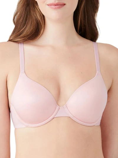 B.tempt'd By Wacoal Future Foundations T-shirt Bra In Silver Pink