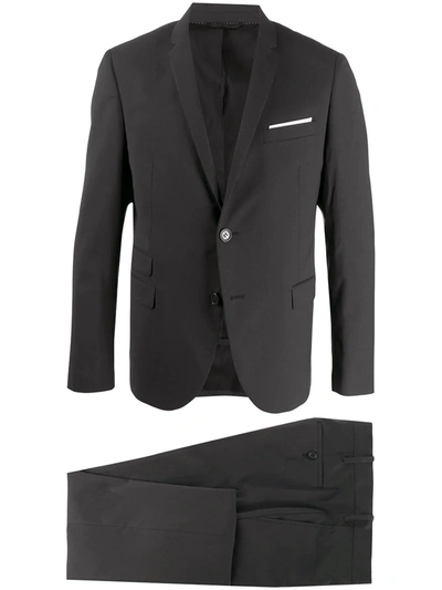 Neil Barrett Two-piece Formal Suit In Black